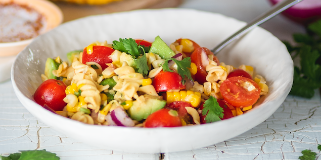 Roasted Corn and Noodle Salad