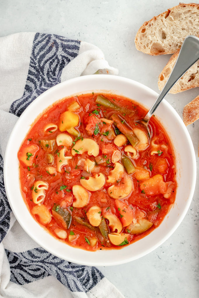Minestrone Soup with Elbows
